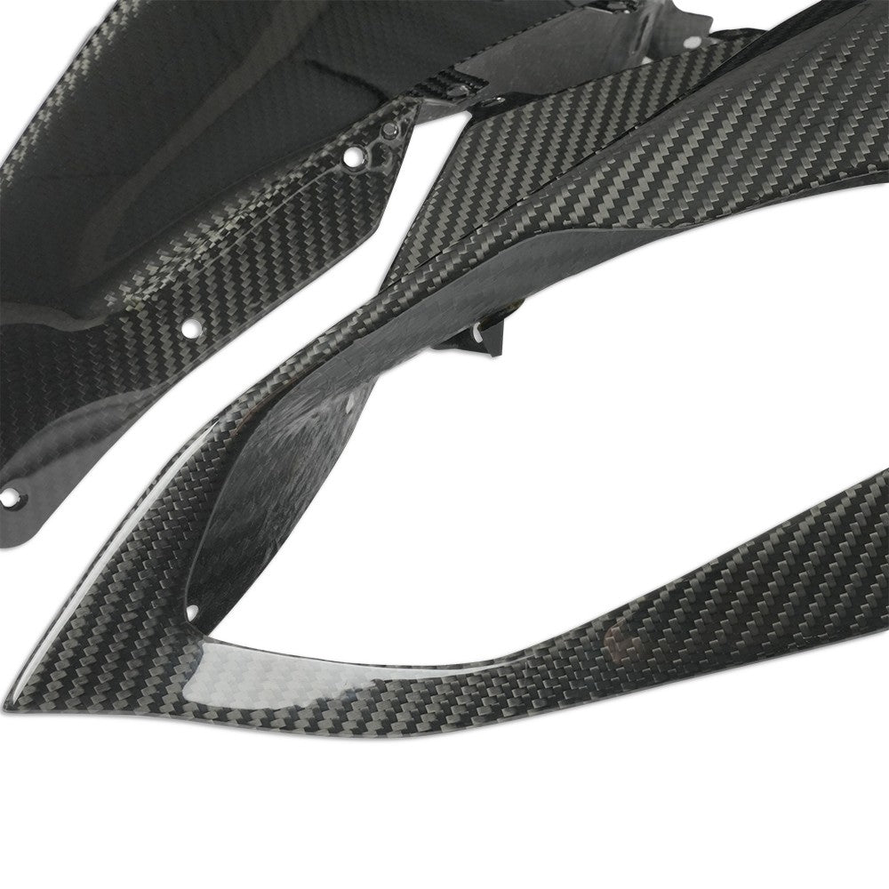 BMW S1000RR 2015-2019 100% Carbon Fiber Upper Front Headlight Cover