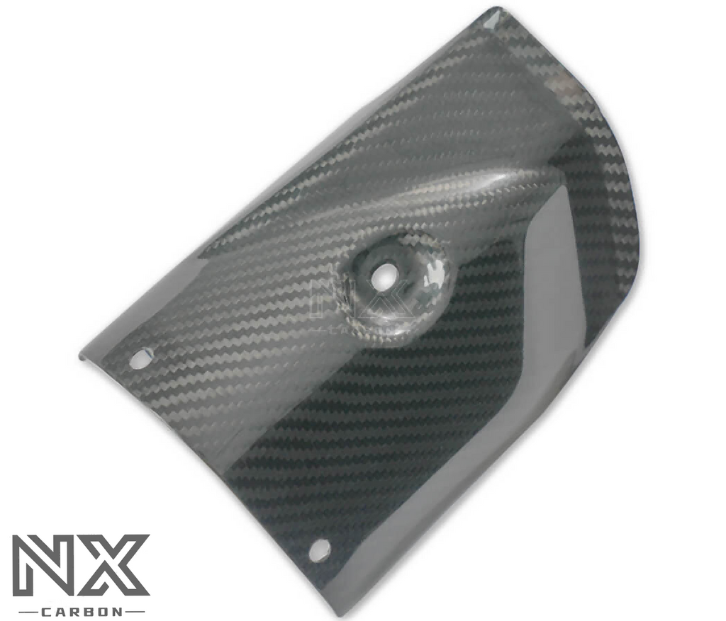 Yamaha YZF-R6 2017+ 100% Carbon Fiber Part Exhaust Cover 3k Twill