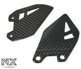 KAWASAKI Ninja H2 2020+ 100% Carbon Fiber Heel Guards Fairing 3K Twill