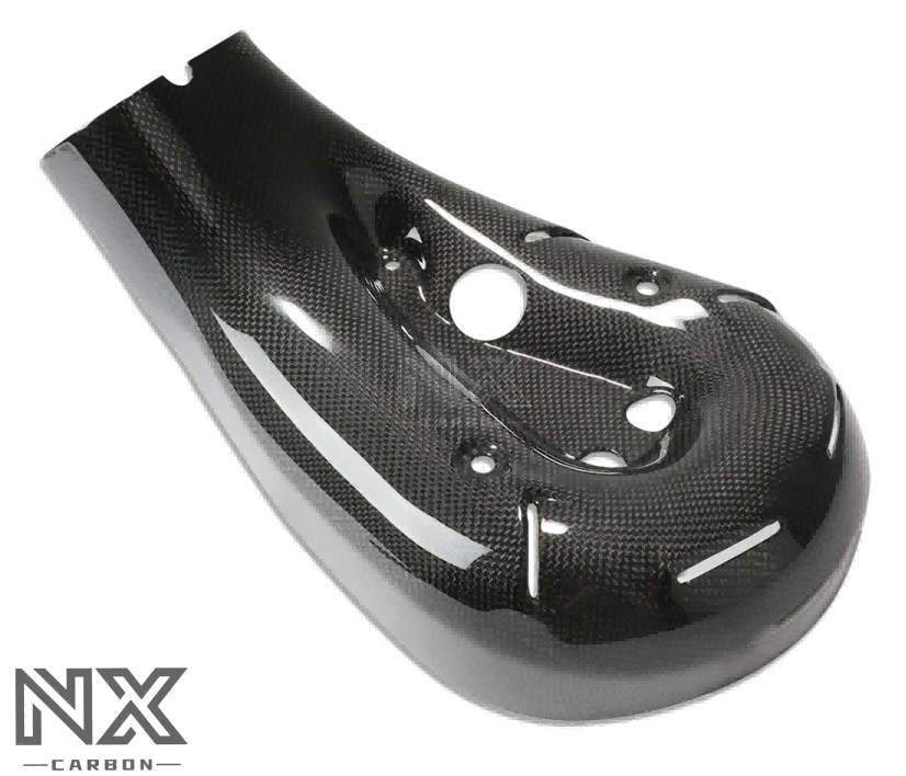 Ducati 899 1199 Panigale 100% Carbon Fiber Exhaust Shield Heat Protection Cover