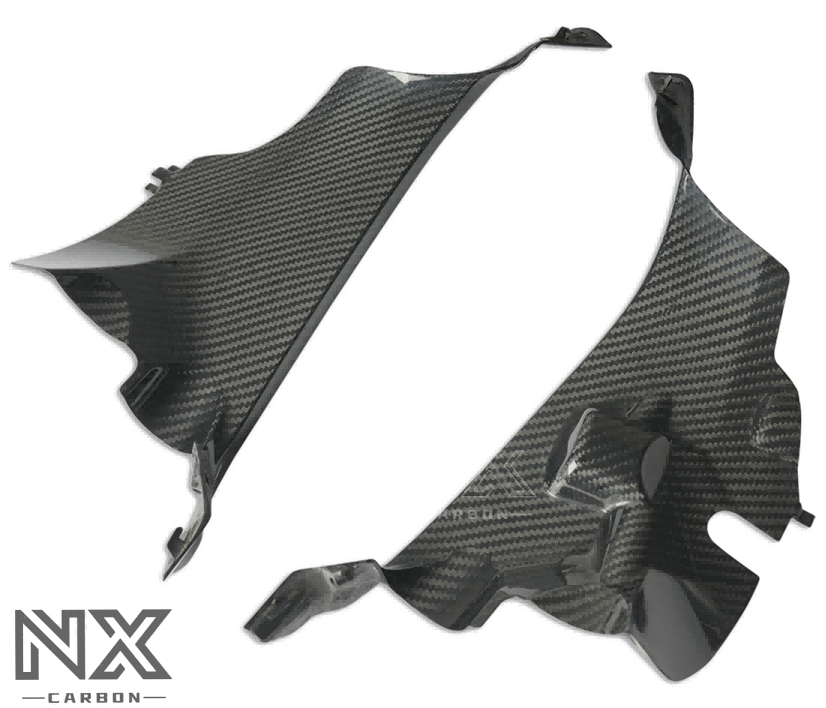 Ducati Panigale V4 2018+ 100% Carbon Fiter Part Air Duct Covers 3K Twill