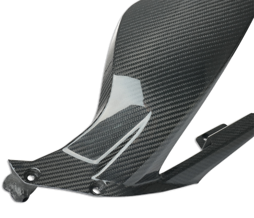 Ducati Panigale V4 S 2018+ 100% Carbon Fiber Part Rear Hugger Mudguard 3K Twill