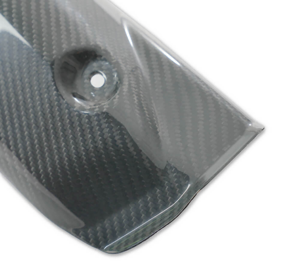 Yamaha YZF-R6 2017+ 100% Carbon Fiber Part Exhaust Cover 3k Twill