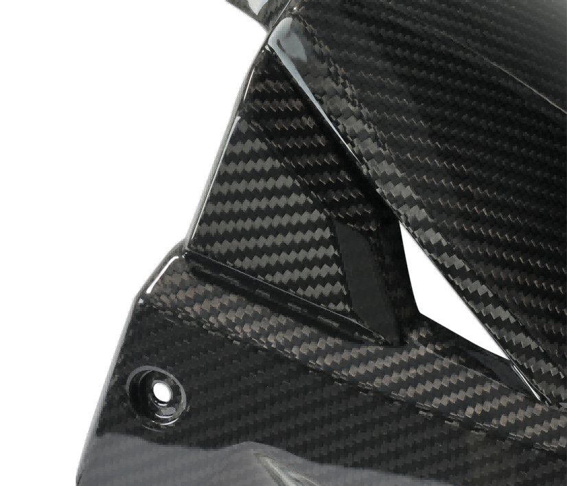 KAWASAKI ZX 10R 2016+ 100% Carbon Fiber Front Tire Fender Guard Hugger Fairing