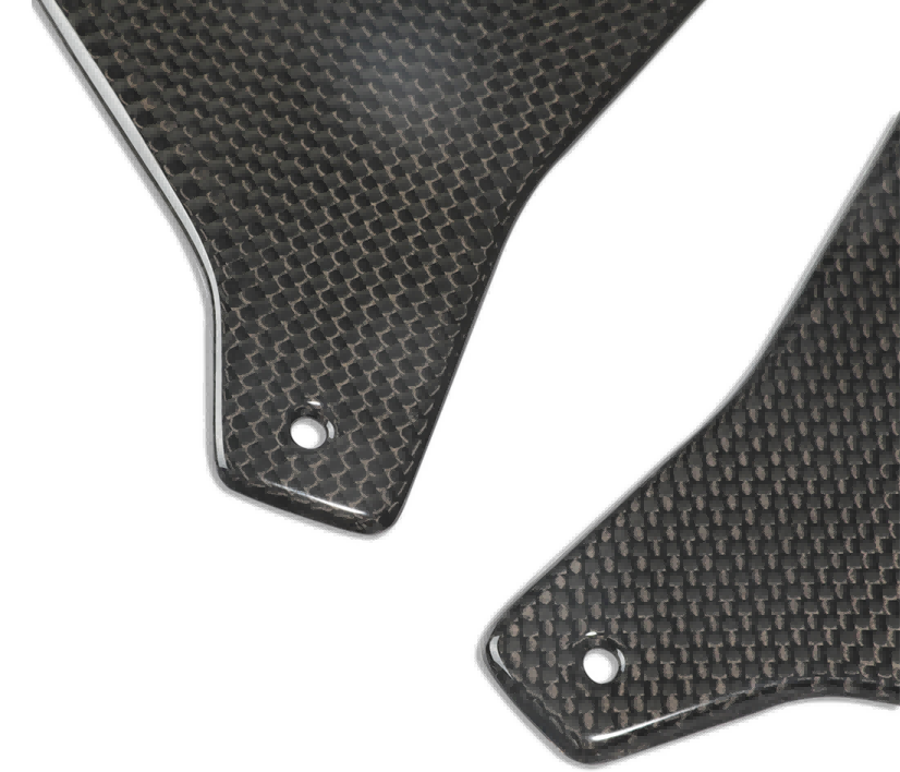 Ducati Monster 1200S 2017 Carbon Fiber Heel Plate 3K Twill