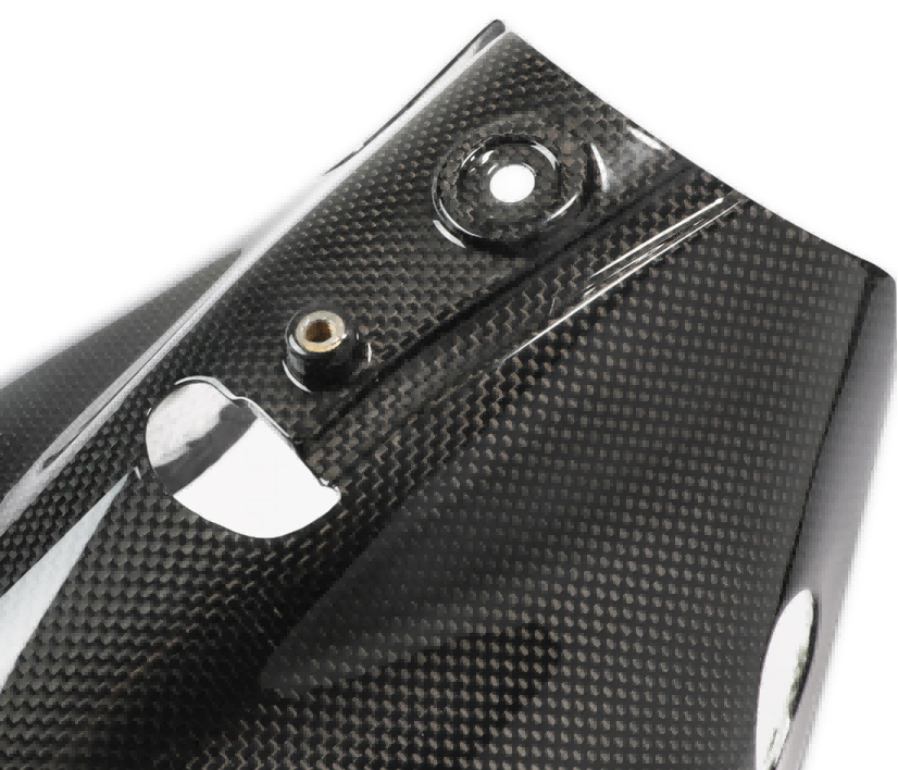 Ducati Panigale V2 1299 2016+ 100% Carbon Fiber Exhaust Heat Protection Shields
