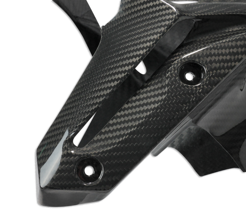 KAWASAKI 2020+ Ninja H2 100% Carbon Fiber Front Fender Mudguard