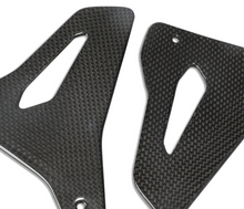 Load image into Gallery viewer, Ducati Monster 1200S 2017 Carbon Fiber Heel Plate 3K Twill
