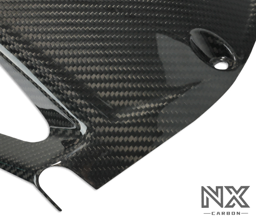 KAWASAKI ZX 10R 2016+ 100% Carbon Fiber Rear Fender Hugger Mudguard